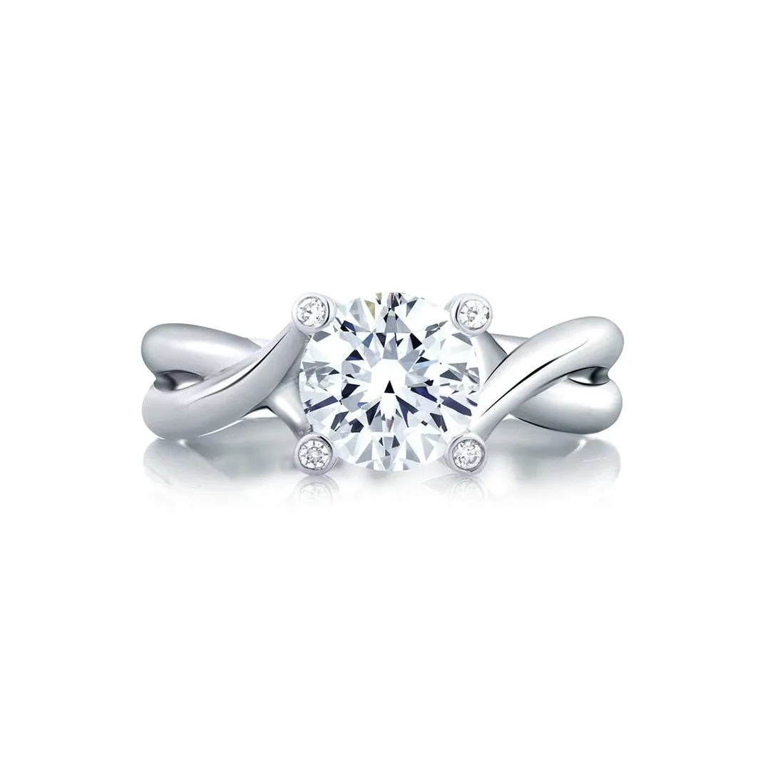 0.03 ctw Diamond Solitaire Engagement Ring