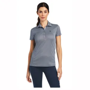 10039321 Ariat Women's Short Sleeve Talent Polo - Navy