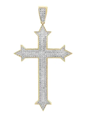 10K Gold Cross Pendant  |  7.8 Grams