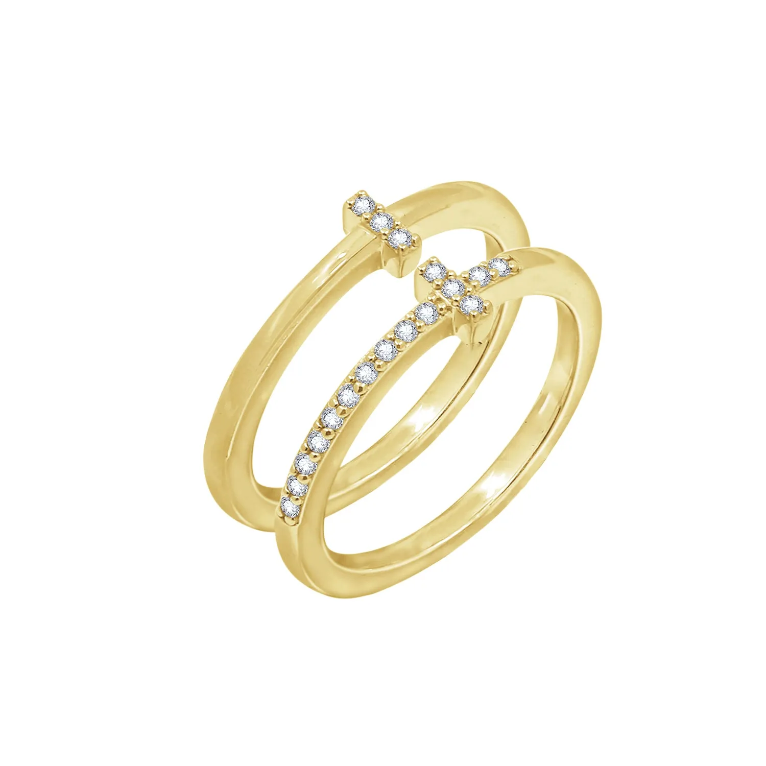 2 Piece Stackable Ring Set