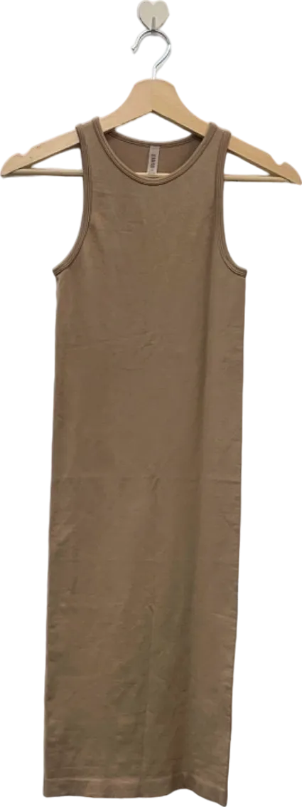 ANWND Beige Sleeveless Bodycon Dress S/M