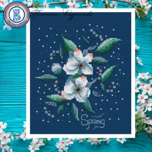 Apple Blossom - Free PDF Cross Stitch Pattern