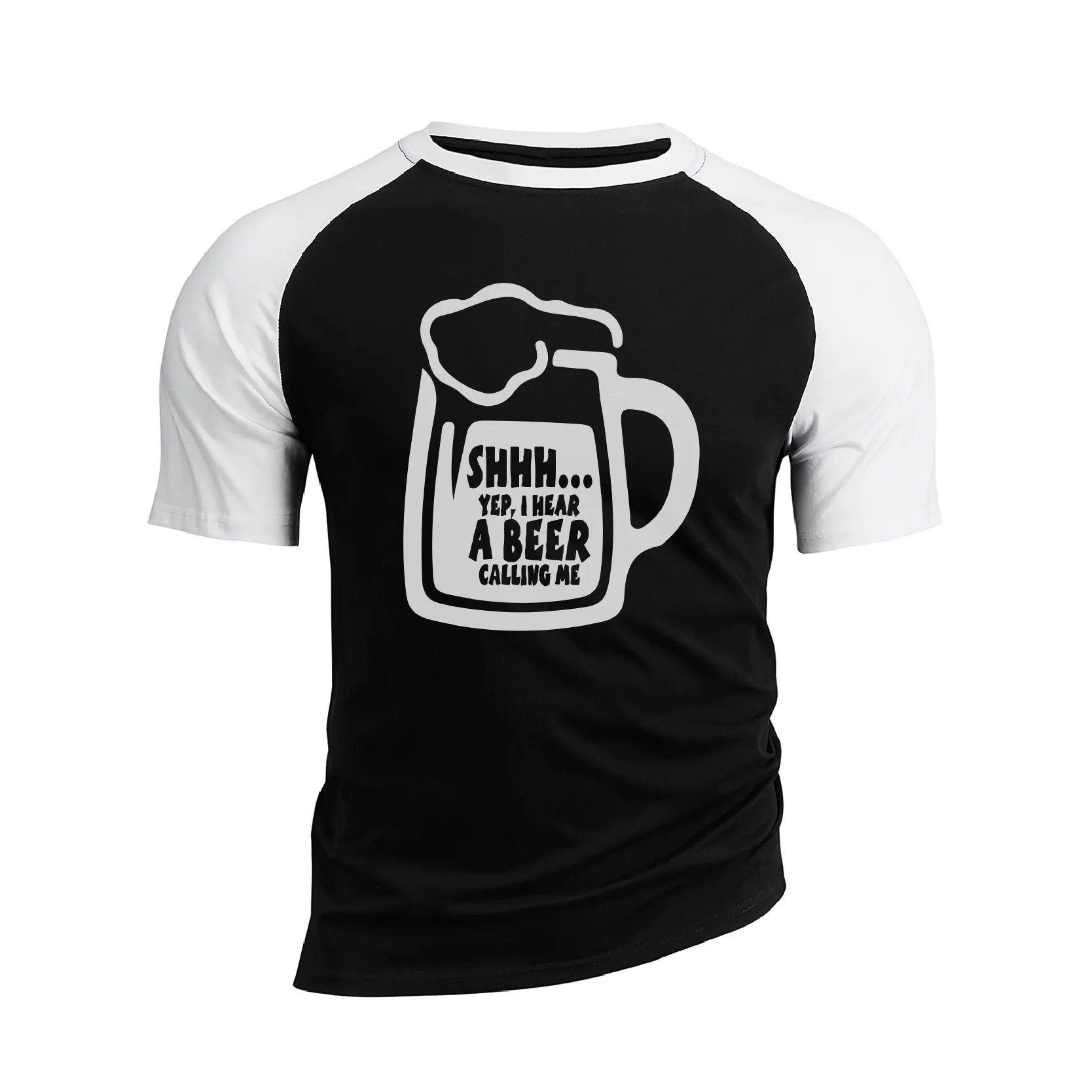 BEER GRAPHIC RAGLAN TEE