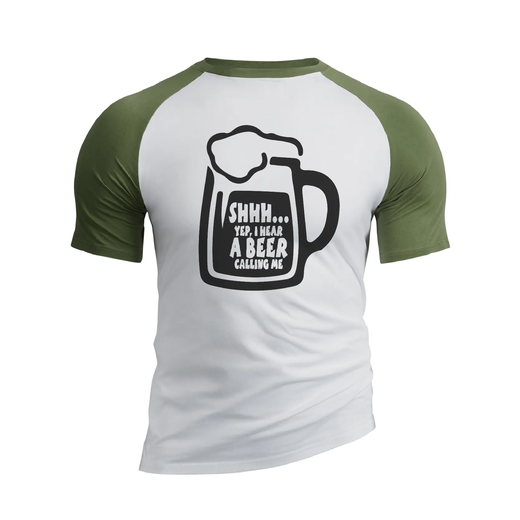 BEER GRAPHIC RAGLAN TEE