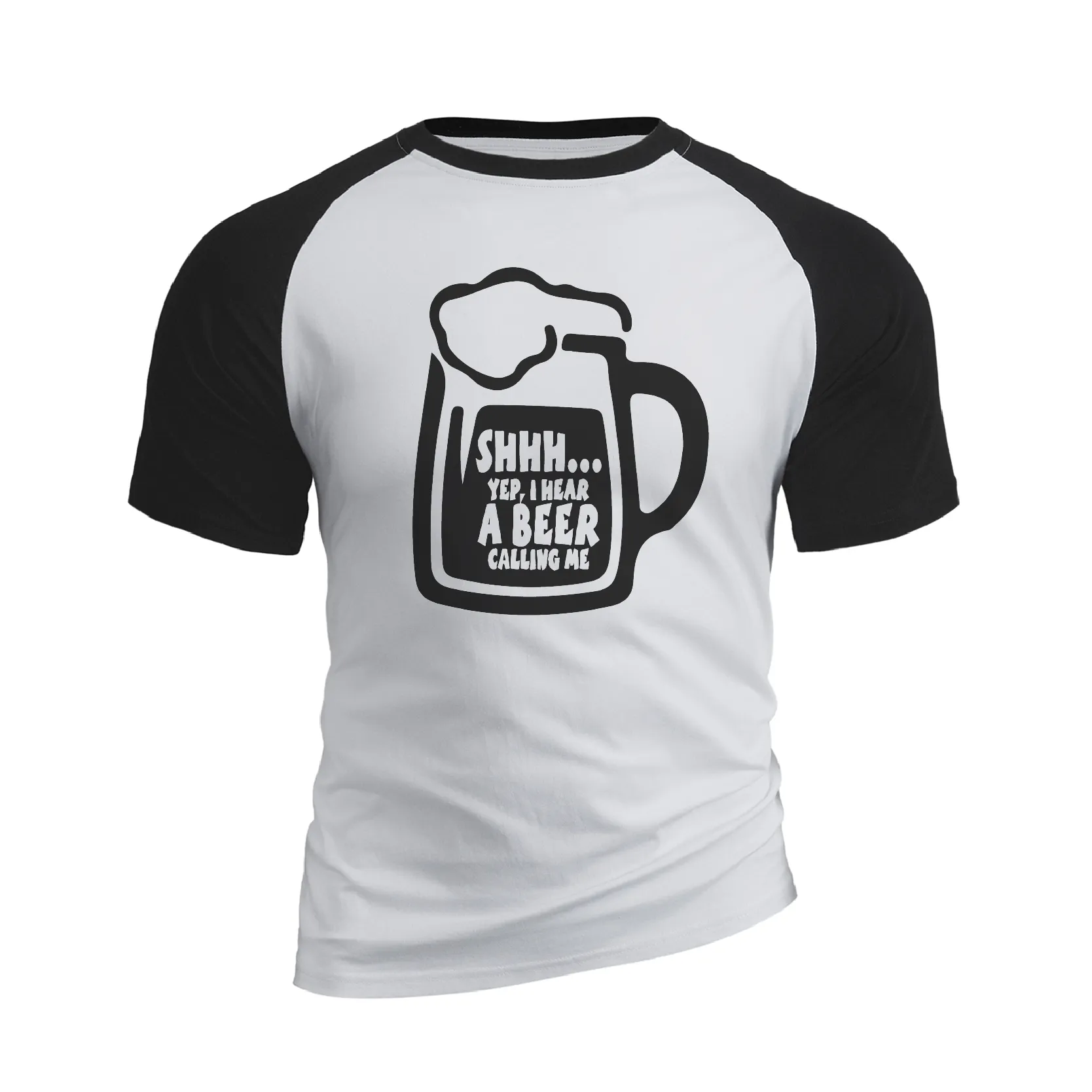 BEER GRAPHIC RAGLAN TEE