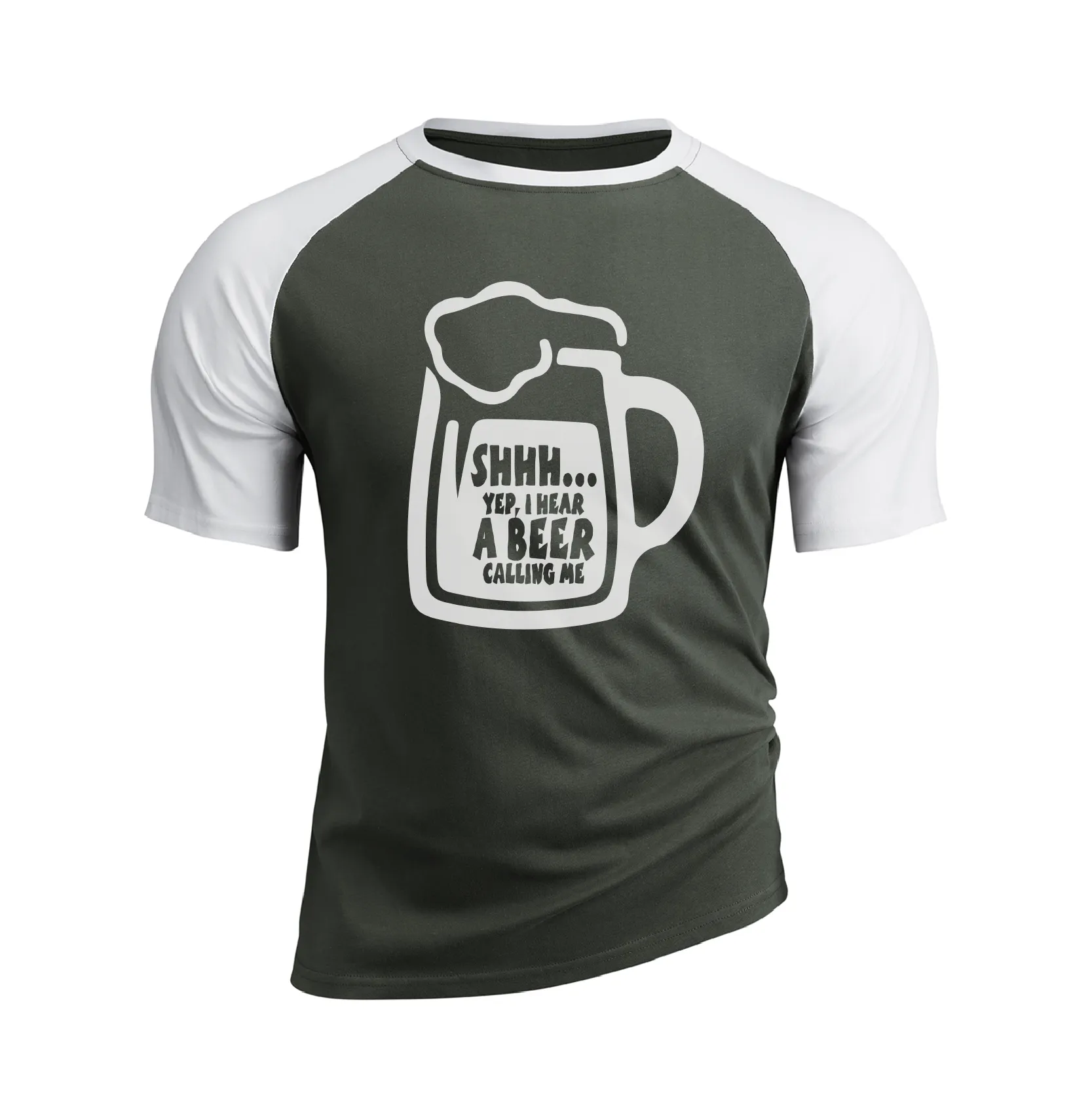 BEER GRAPHIC RAGLAN TEE