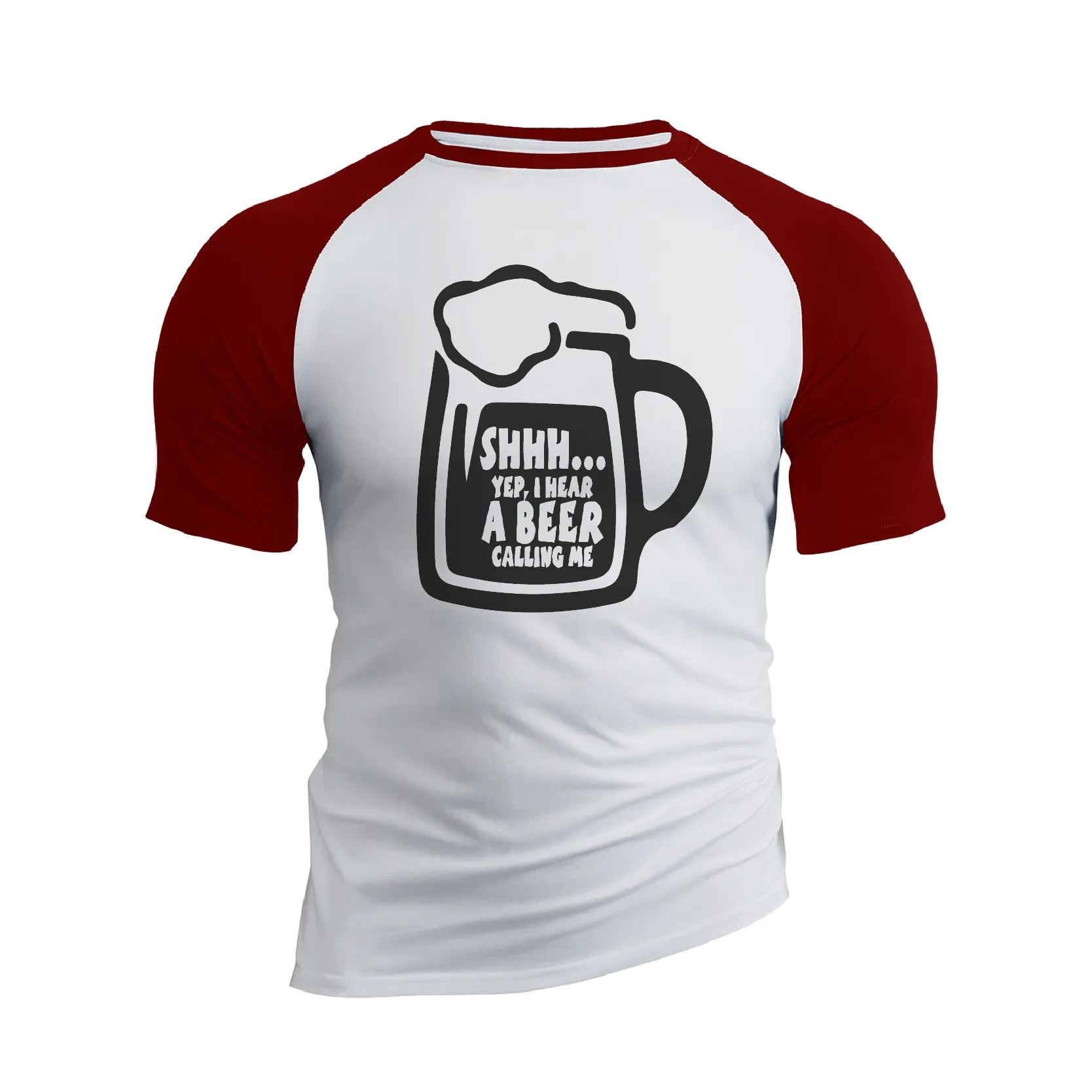 BEER GRAPHIC RAGLAN TEE