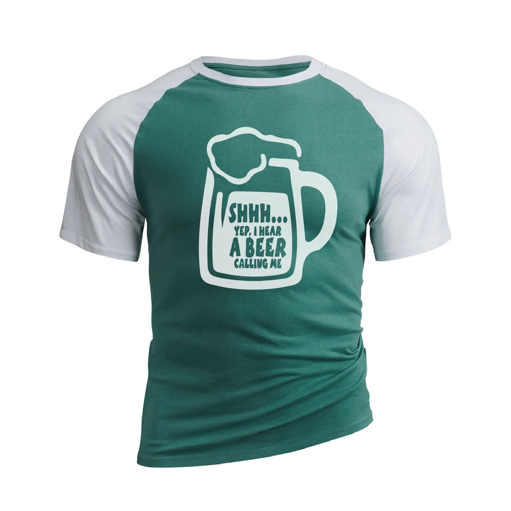 BEER GRAPHIC RAGLAN TEE