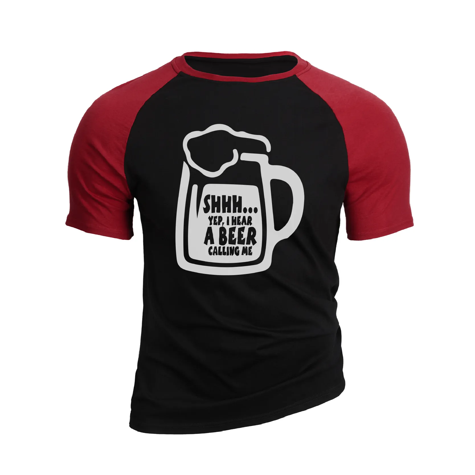 BEER GRAPHIC RAGLAN TEE