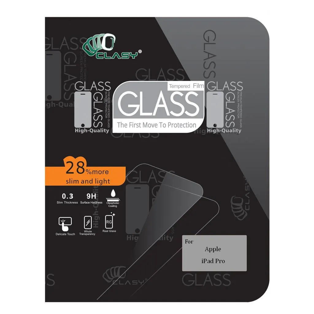 CLASY® Premium Tempered GLass - Apple iPad Pro 12.9"