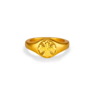 Cross Signet Ring