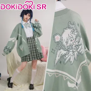 DokiDoki-SR Game Genshin Impact Venti Cosplay Costume JK Uniform Casual Wear