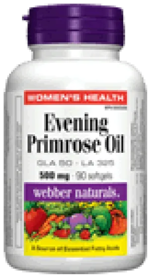 Evening Primrose Oil, 500 mg,90 softgels/180 softgels