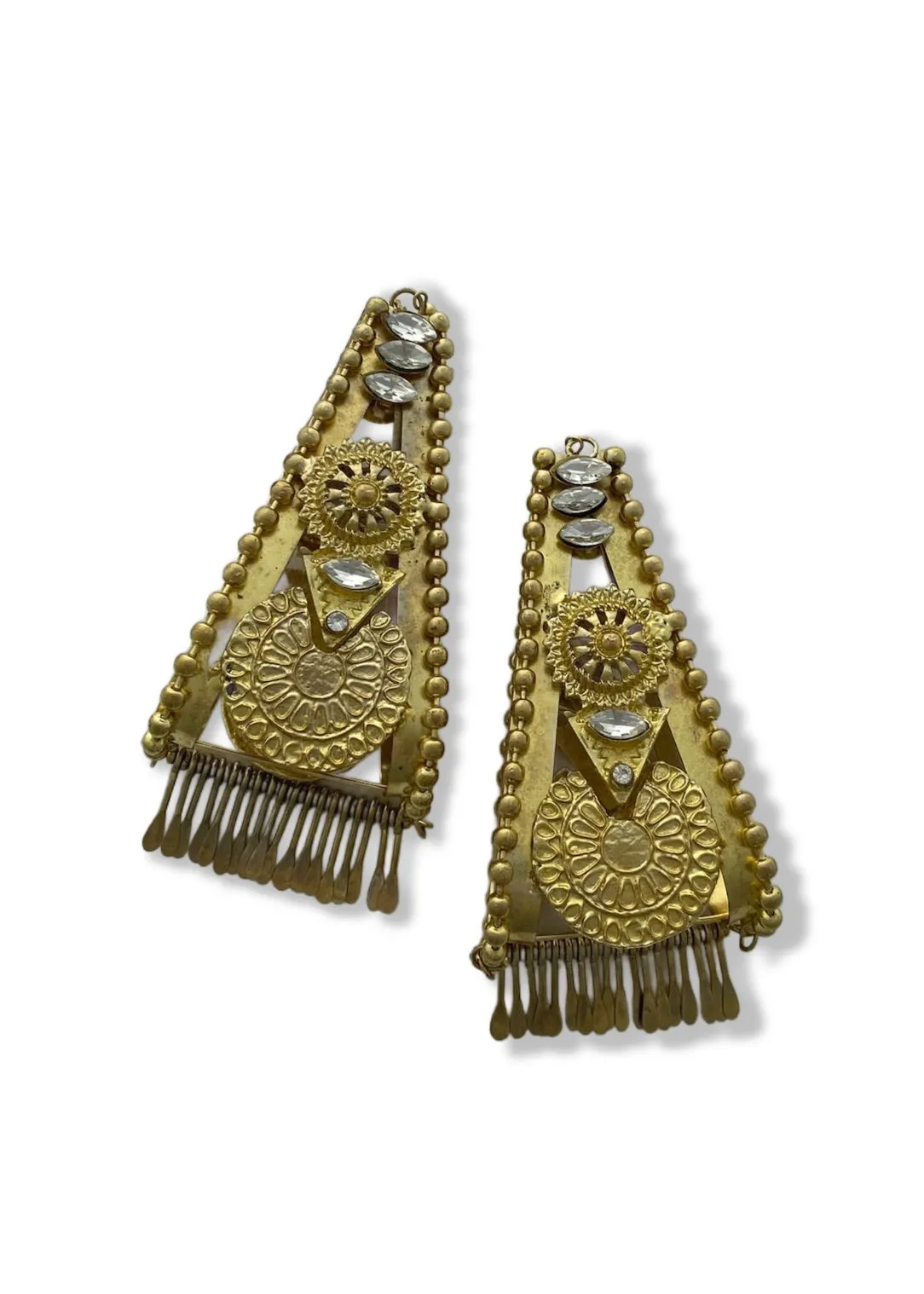 FINAL SALE: VINCENTA OVERSIZED STATEMENT EARRINGS