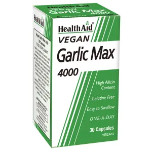 Garlic Max 4000 (Pure Garlic Extract) Vegicaps