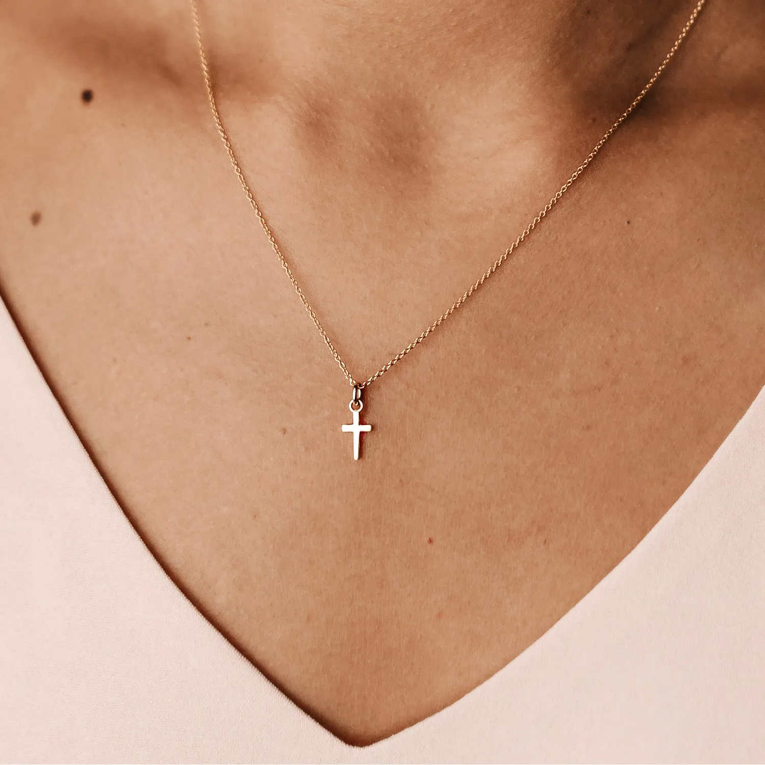 Gold Cross Necklace