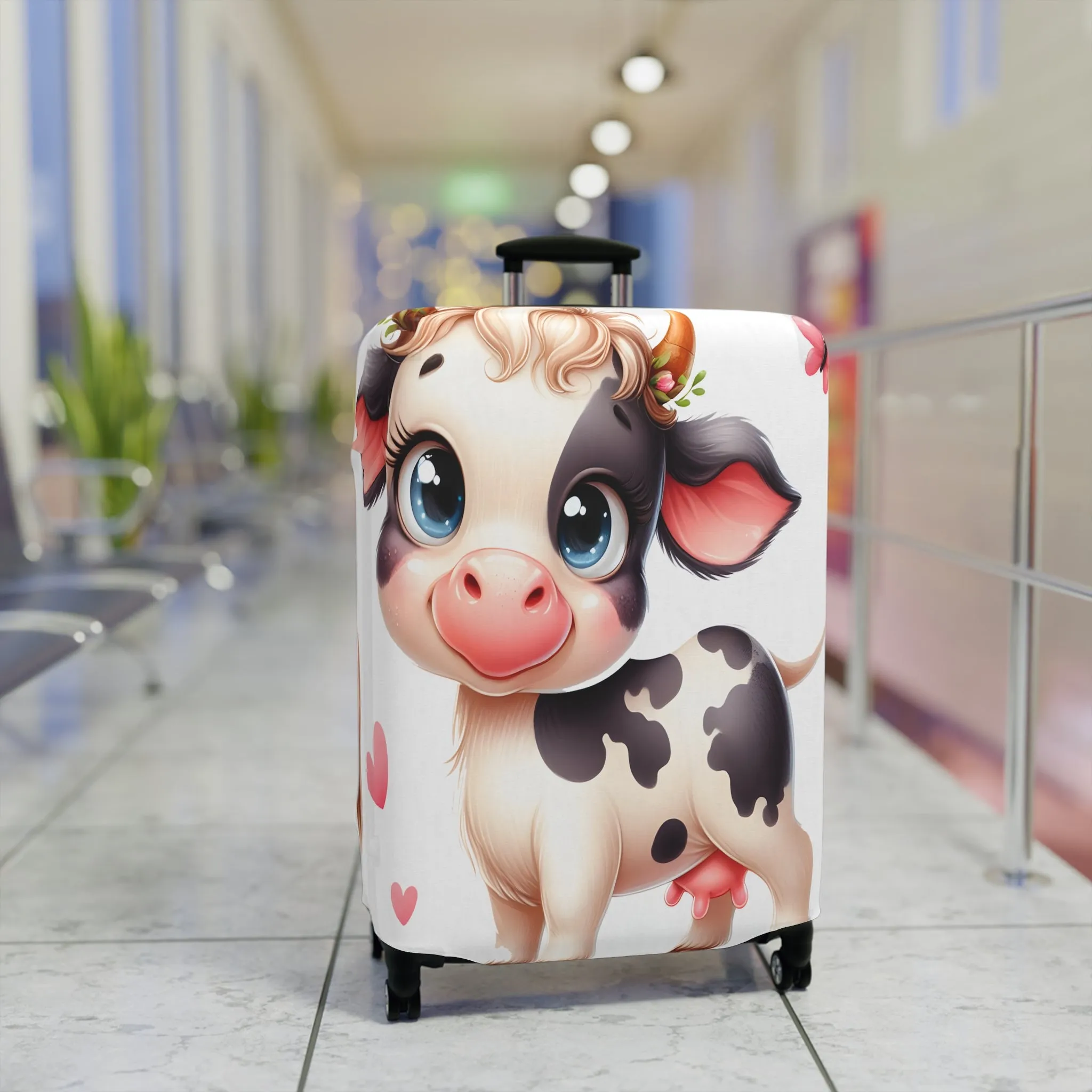 Luggage Cover, Cow, awd-1622