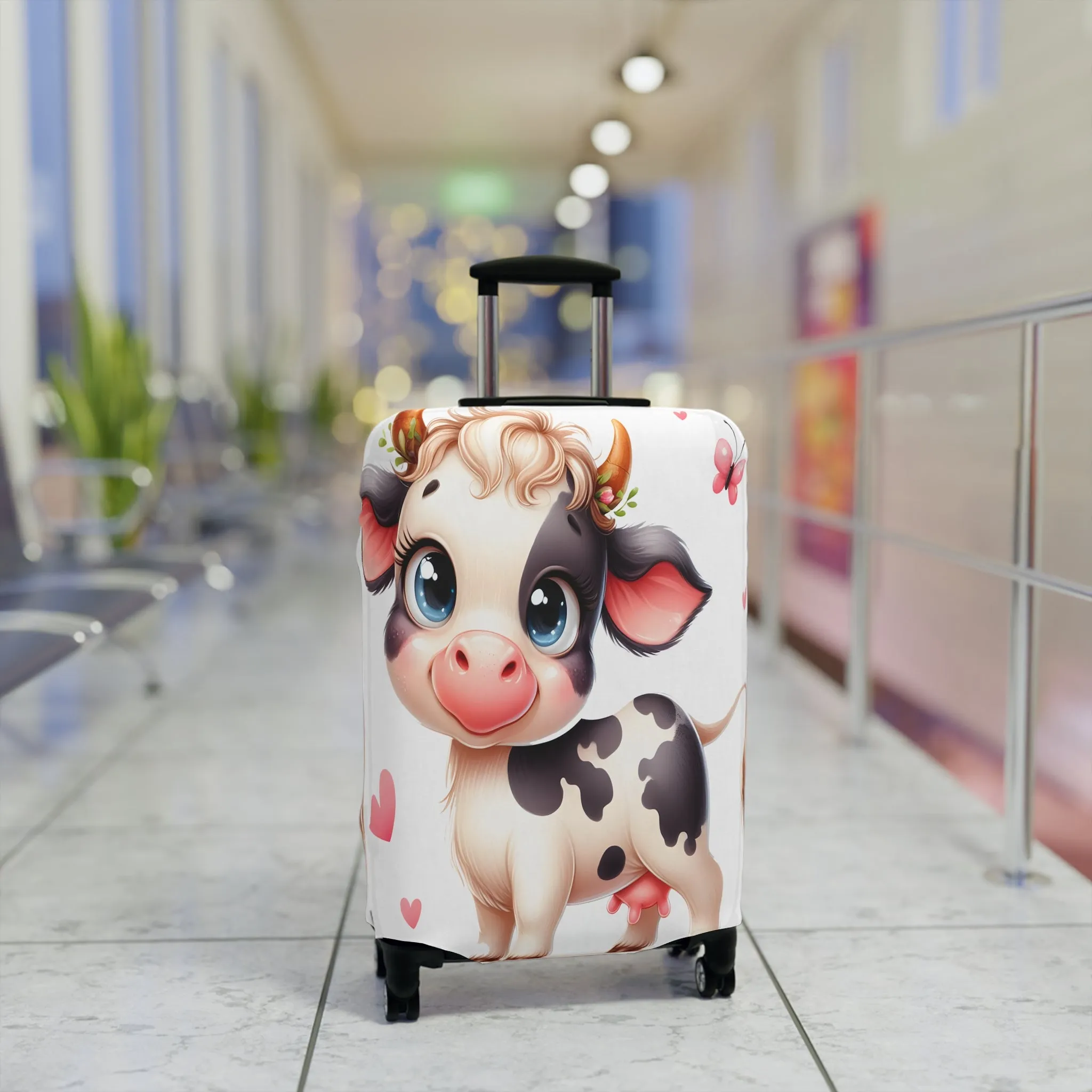 Luggage Cover, Cow, awd-1622