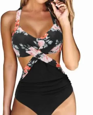 Monokini Cross Midriff