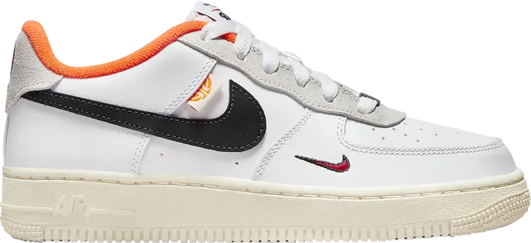 Nike Air Force 1 LV8 GS 'Hoops Pack - White Total Orange', white