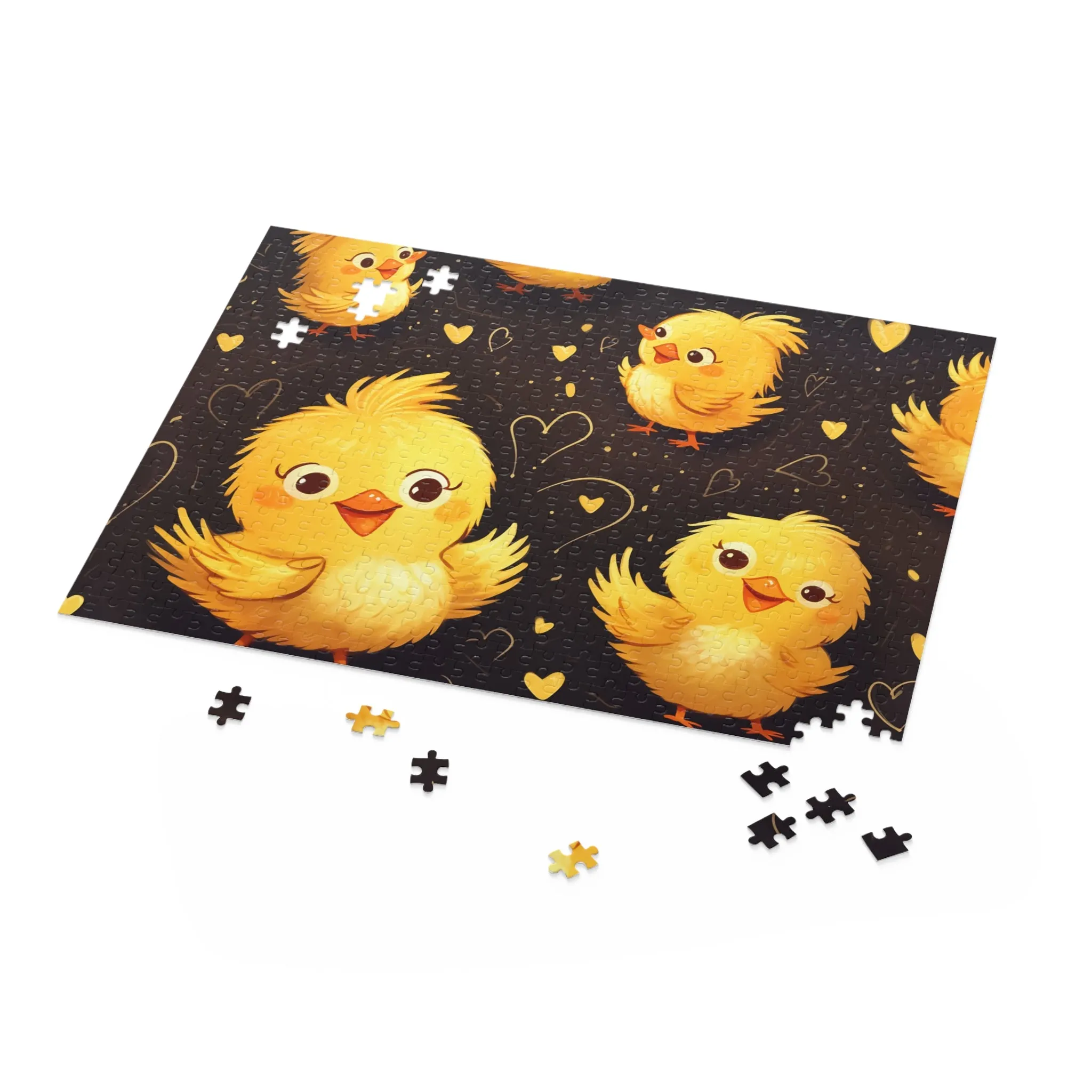 Personalised/Non-Personalised Puzzle, Chickens (120, 252, 500-Piece)