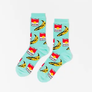 Pop Art Crew Socks - Small