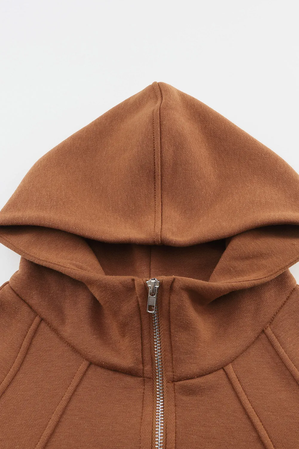 Quarter Zip Kangaroo Pocket Hoodie