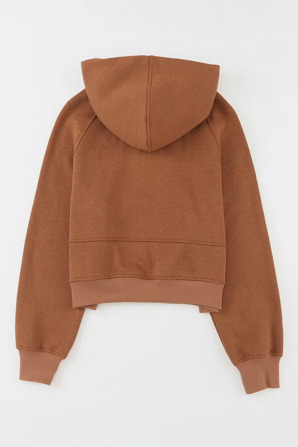 Quarter Zip Kangaroo Pocket Hoodie