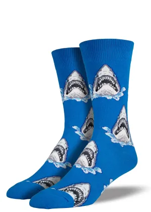 Shark Jaws Men's Socks