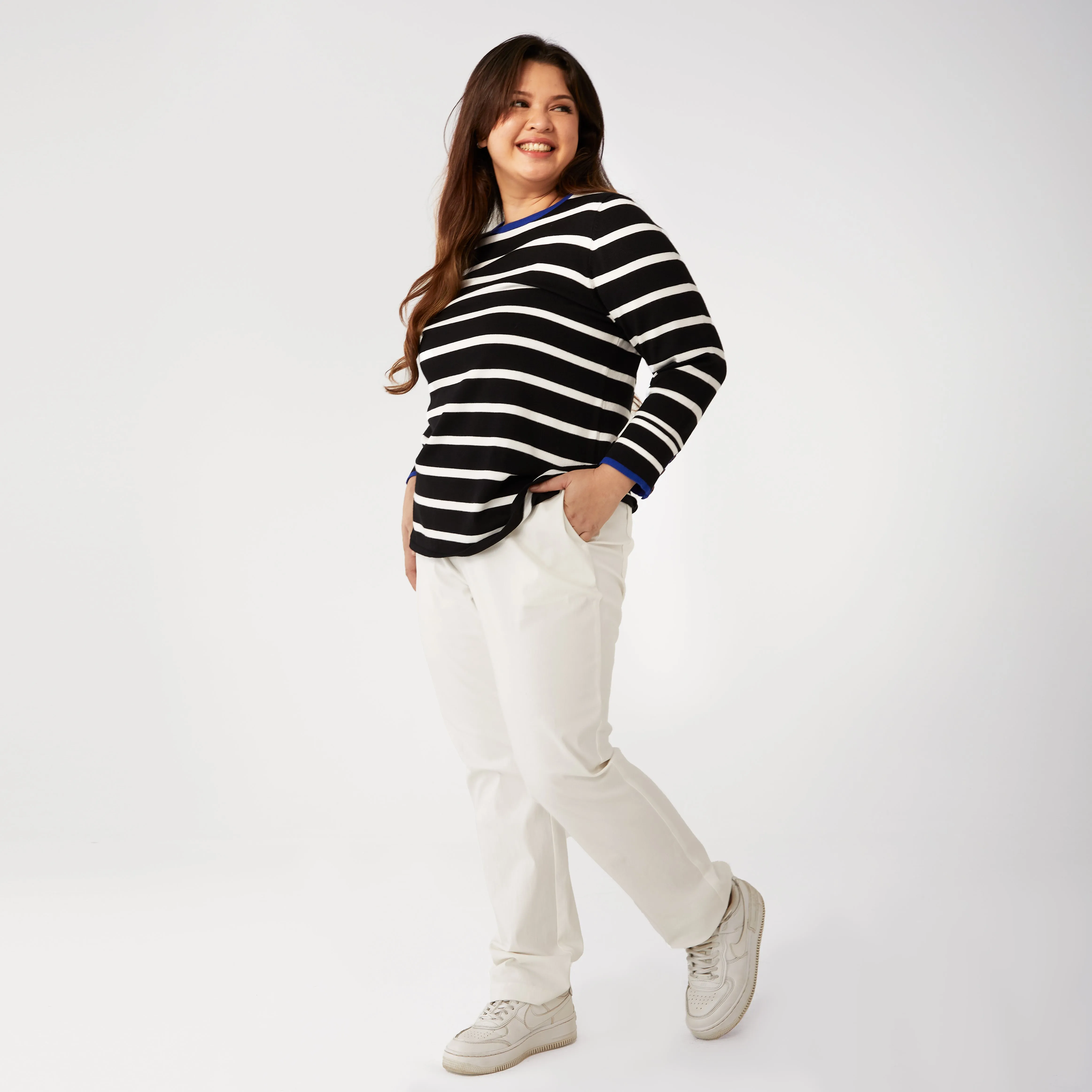 Stripe Long Sleeve Top