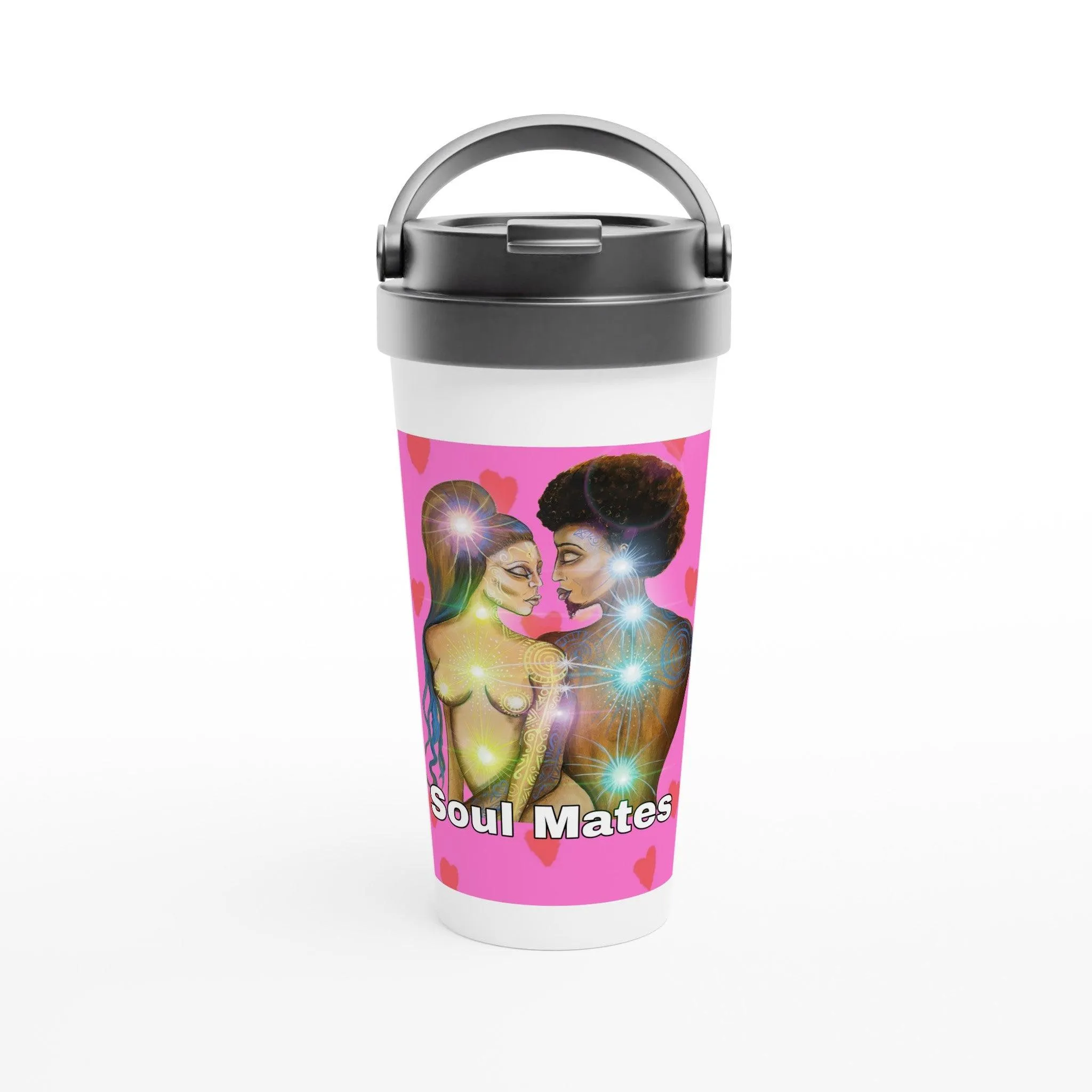 Valentine edition of the soul connection White 15oz Stainless Steel Travel Mug